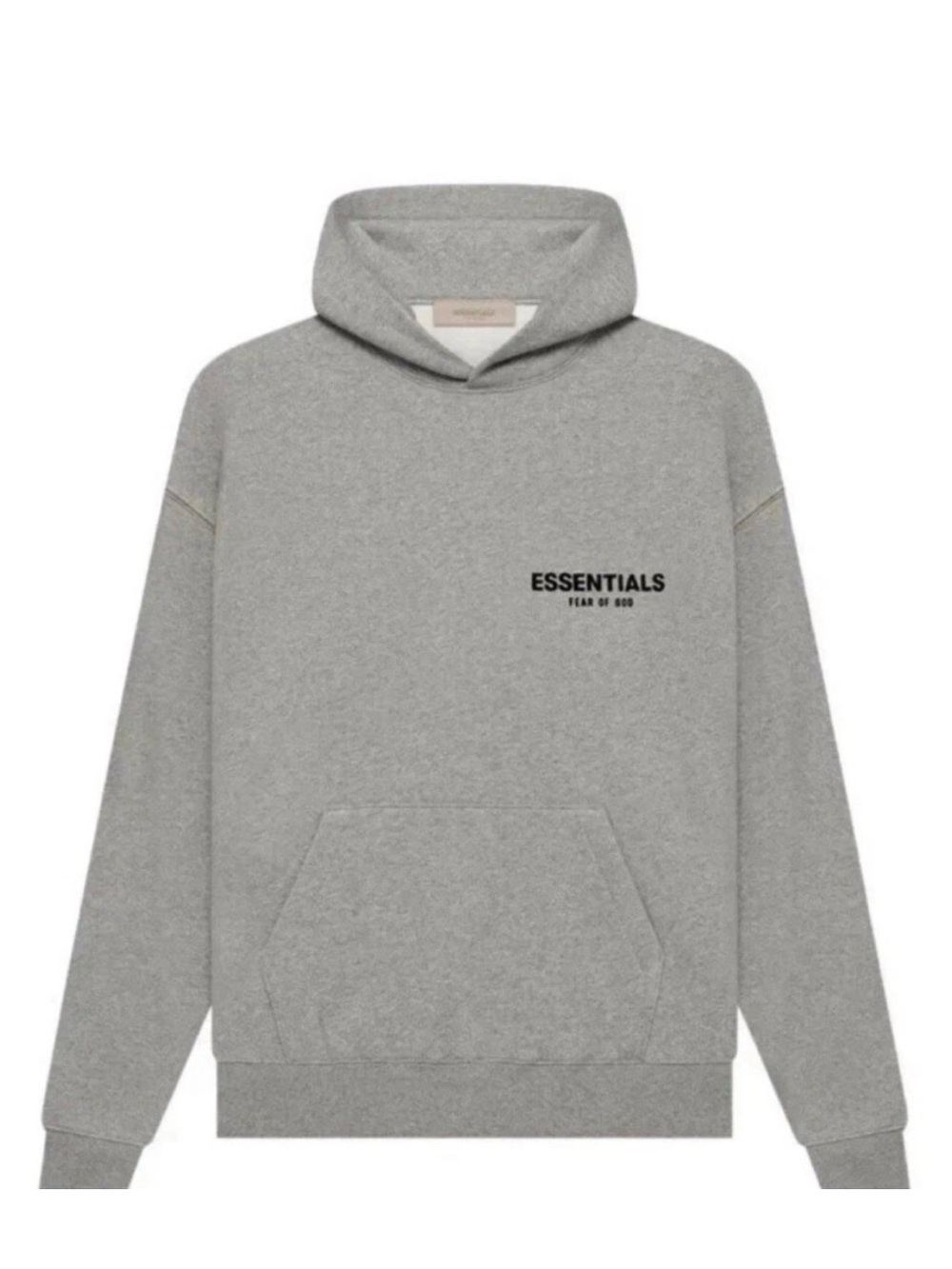 Fear of God Essentials Grey Pullover Hoodie